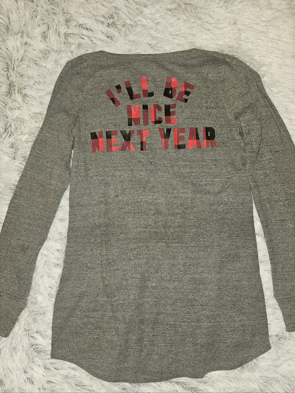 Victoria’s Secret PINK Christmas Sleep Shirt Medium